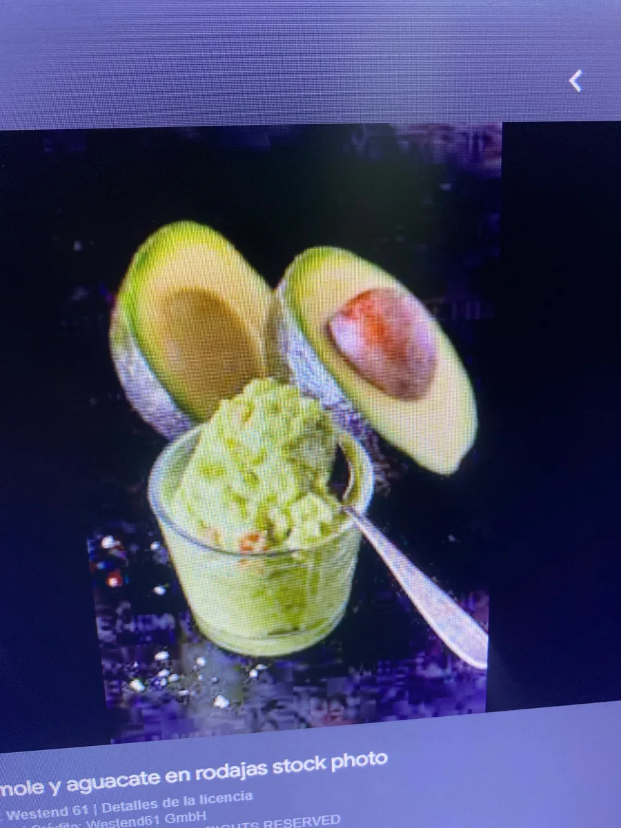 Vaso de guacamole