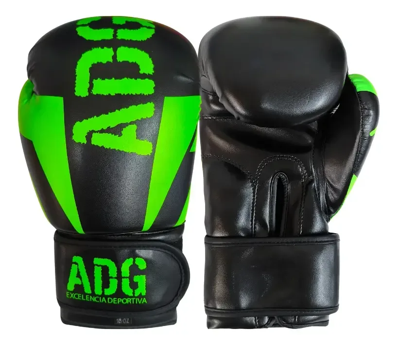 Guantes De Box Neón Adg 2025 8 Oz Verde Neón