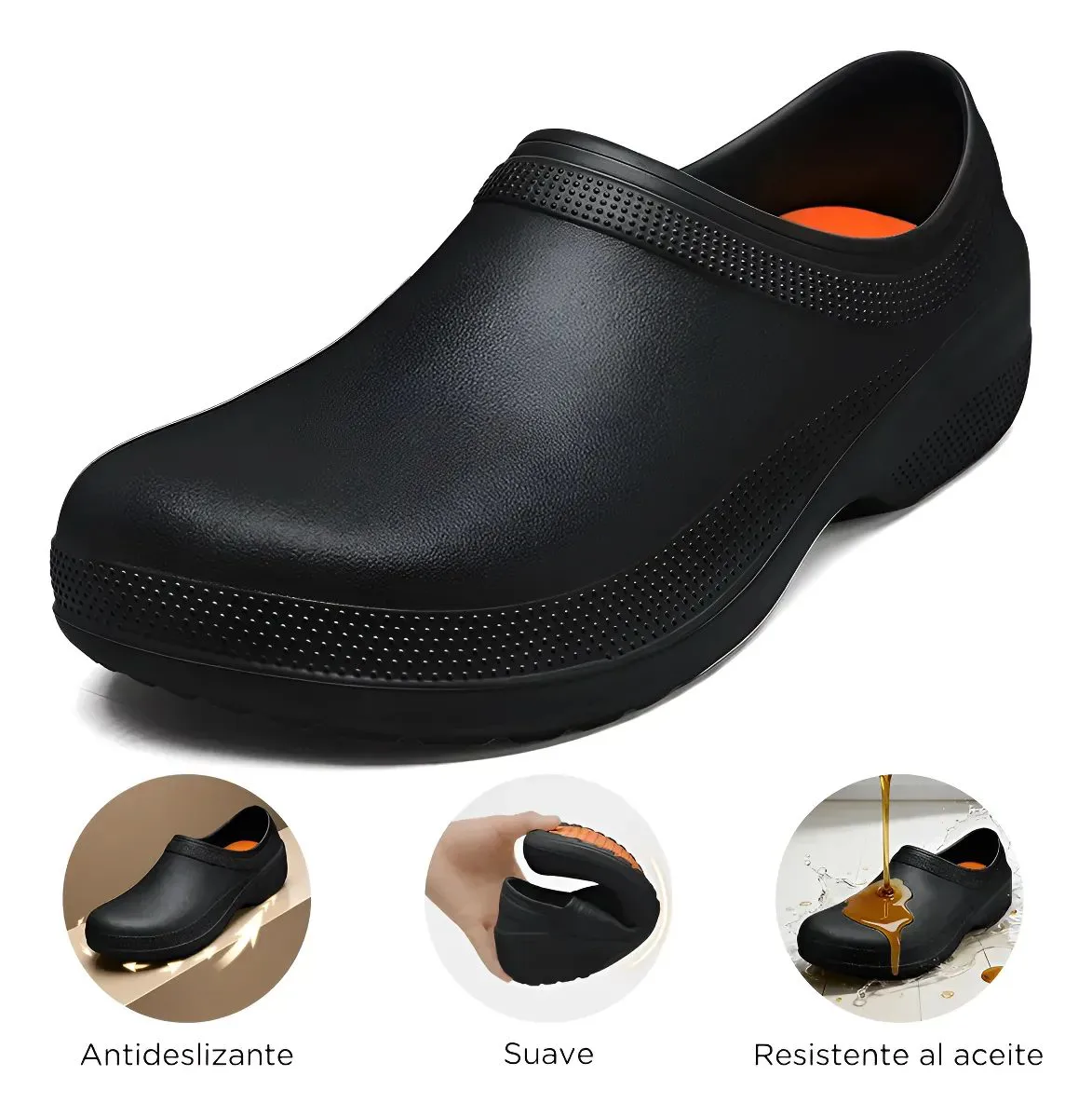 Zapato Para Chef Cocina, Restaurante Unisex Antiderrapante QUIVESSA