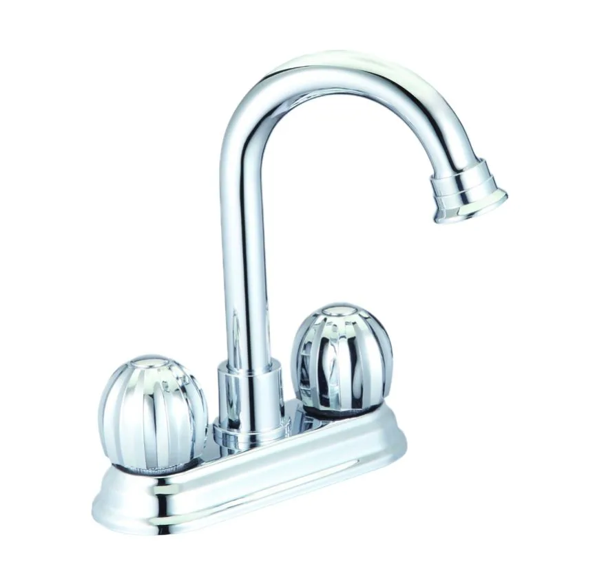MEZCLADORA PARA LAVABO VUELTA COMPLETA 4" FIDIC