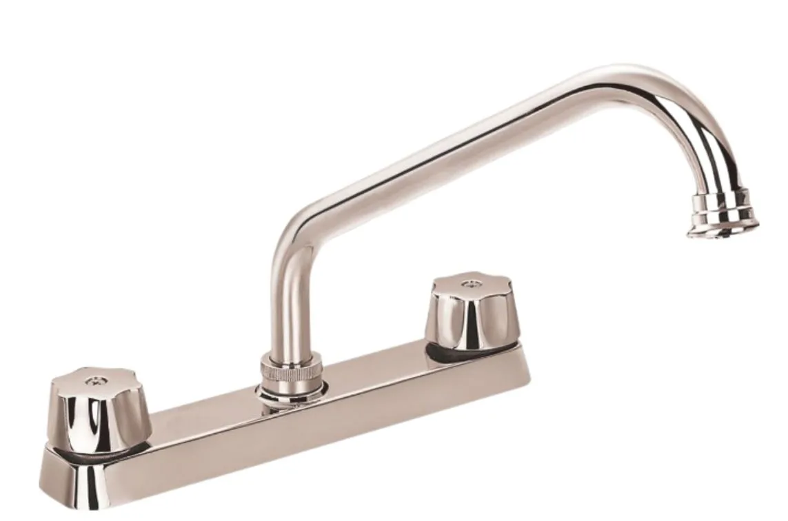 MEZCLADORA FREGADERO 1/4 VUELTA FIDIC METAL