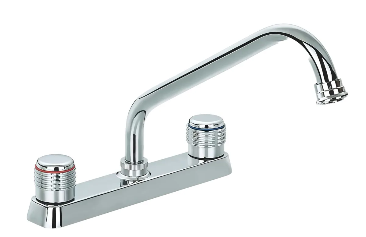MEZCLADORA PARA FREGADERO AMUER 8"