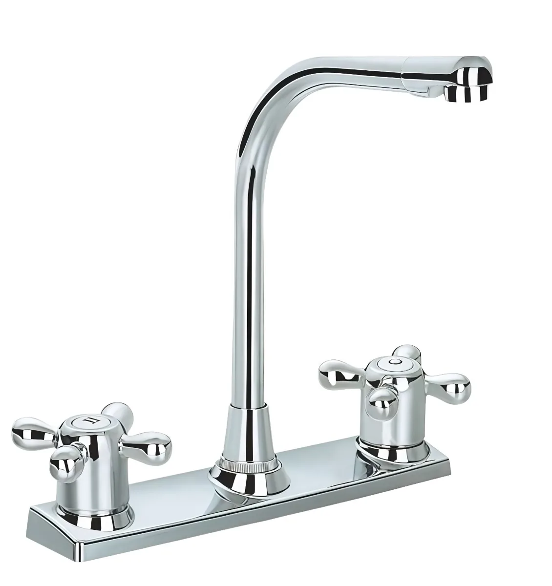 MEZCLADORA PARA FREGADERO FIDIC 8"