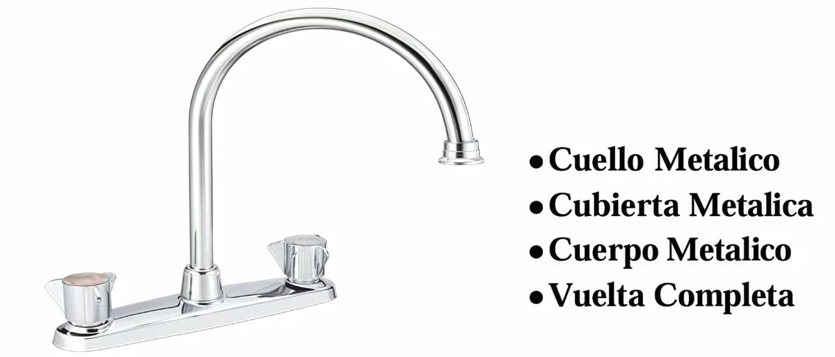 LLAVE MEZCLADORA FREGADERO FIDIC
