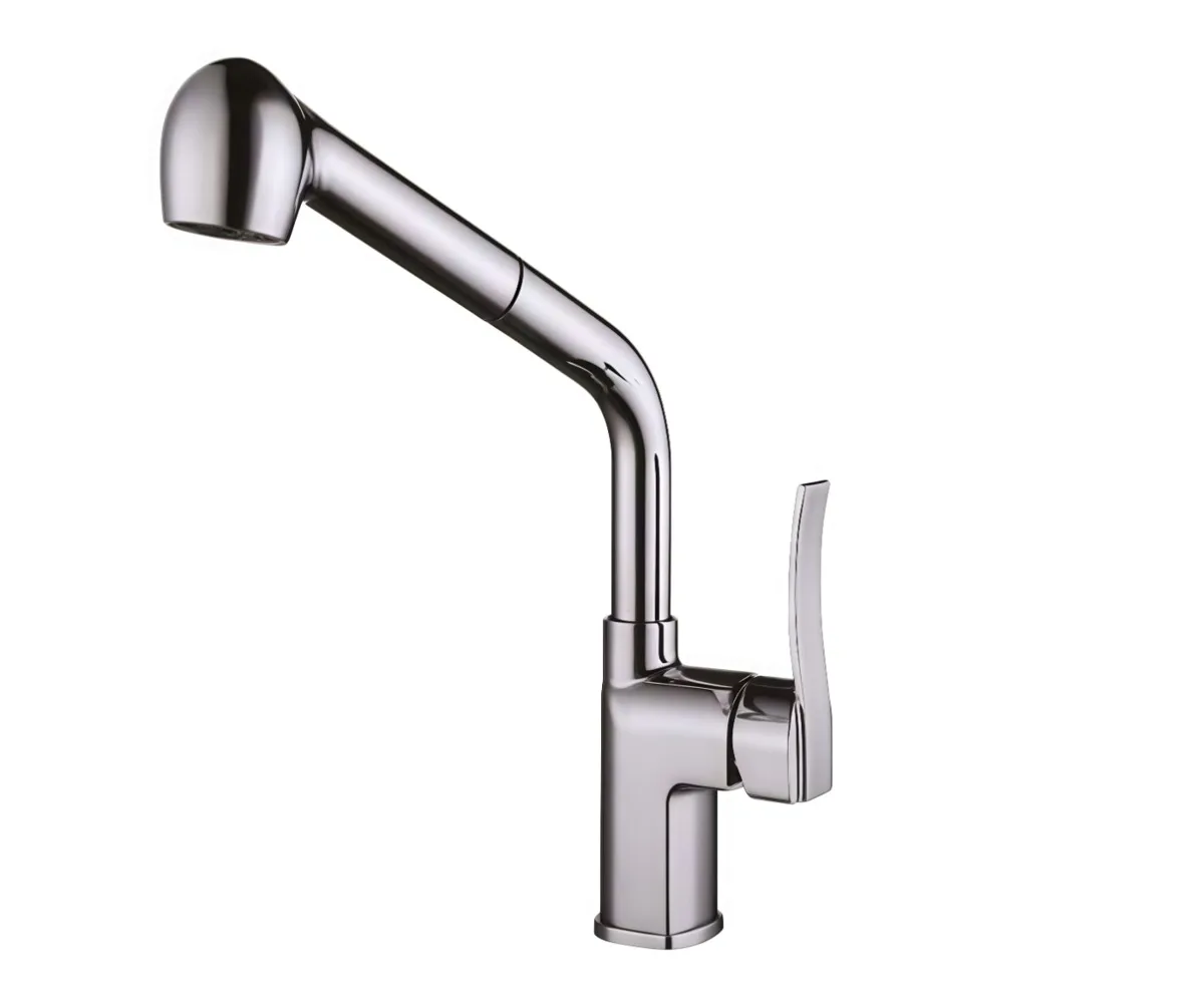 MONOMANDO FREGADERO 35CMS NARIZ CEBOLLA C/MAN/EXTRAIBLE 8" FIDIC
