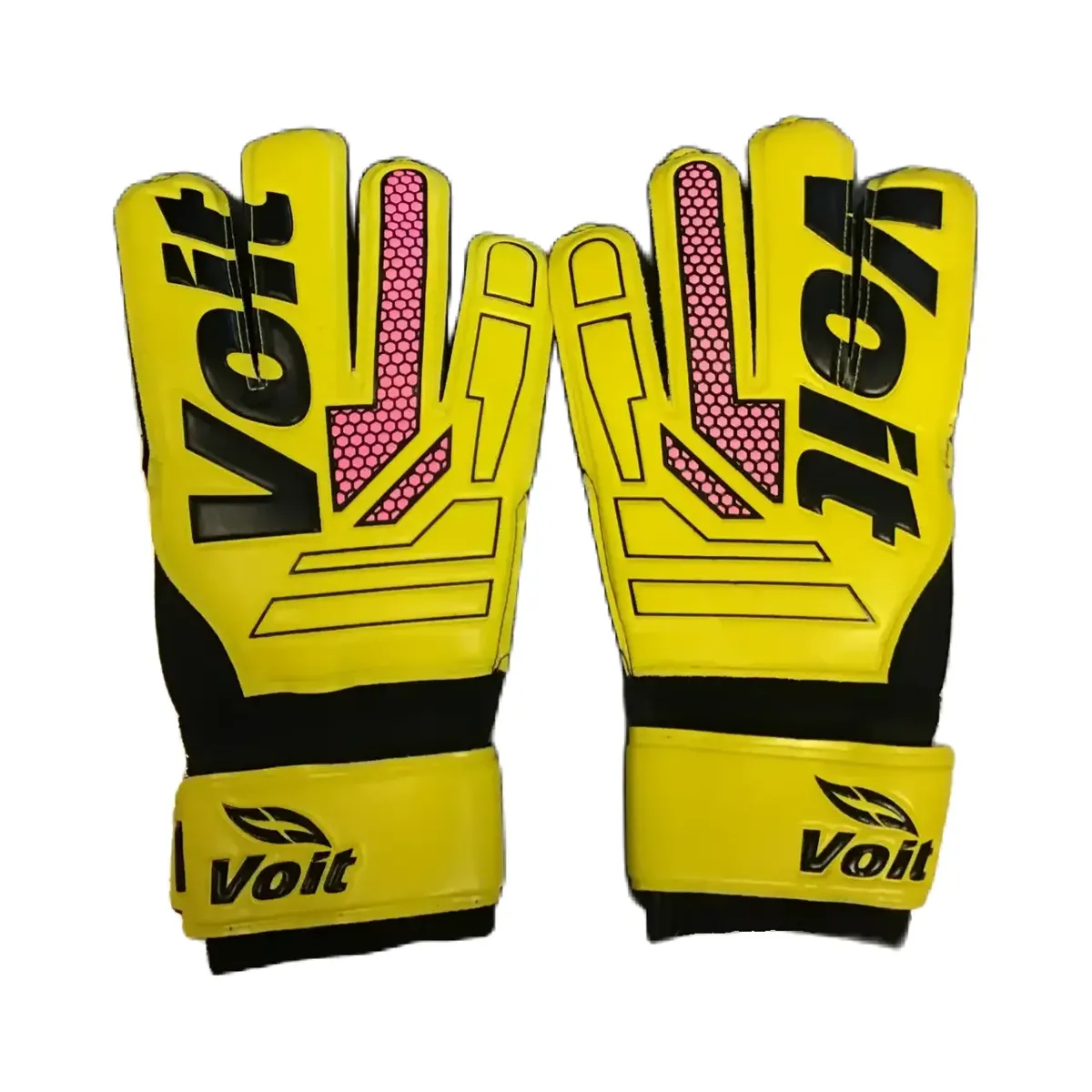 GUANTES DE PORTERO DE FÚTBOL AMARILLOS - Voit SNAKEBITE - NUEVO