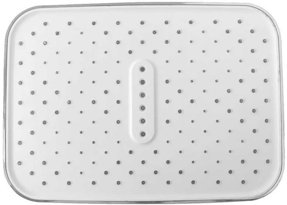 REGADERA RECTANGULAR ABS 20CM X 30CM BLANCO