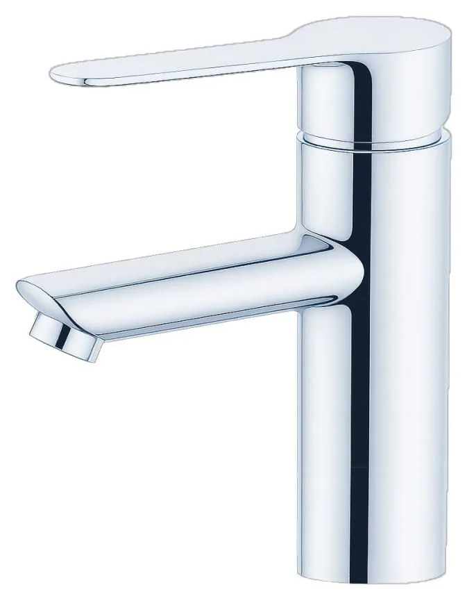 MONOMANDO CORTO PARA LAVABO ACERO INOX. 1042