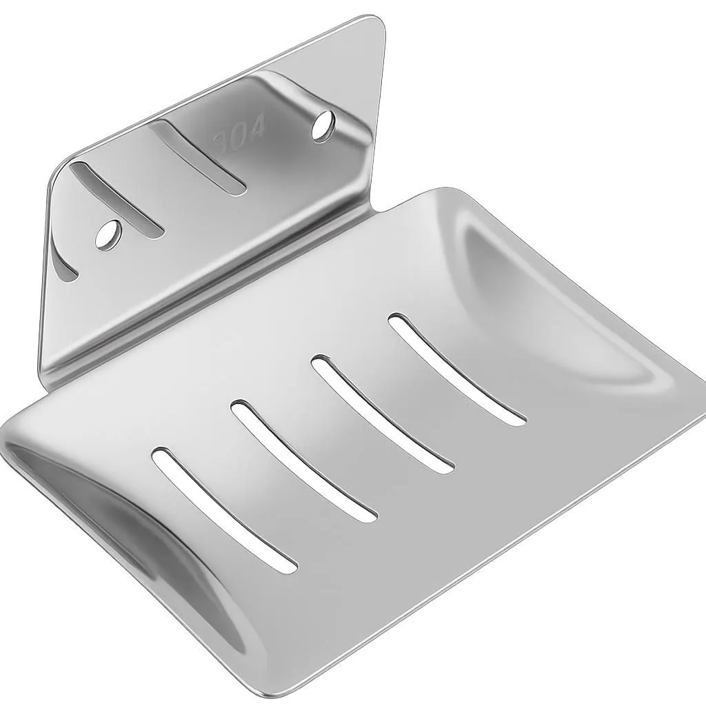 JABONERA PARA DUCHA RECTANGULAR  CROMADA