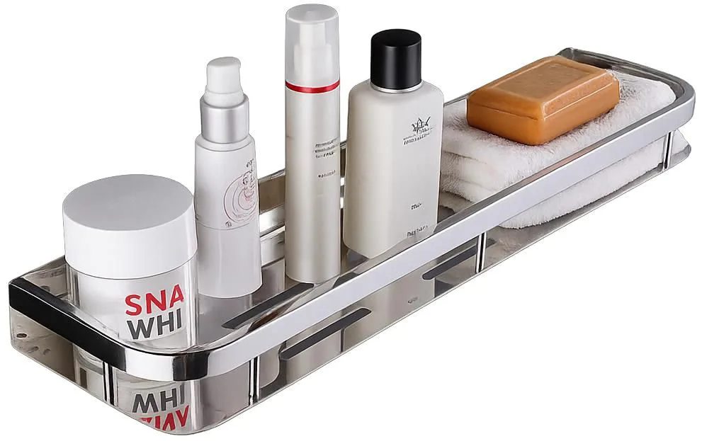REPISA RECTANGULAR DE UNA SOLA  PIEZA PARA PARED PLATA