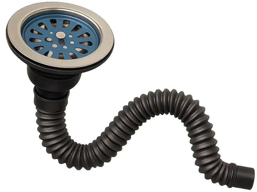 CESPOL PARA FREGADERO  | Salida de 1  1/2 de 1m | Tubo corrugado flexible  para desagüe