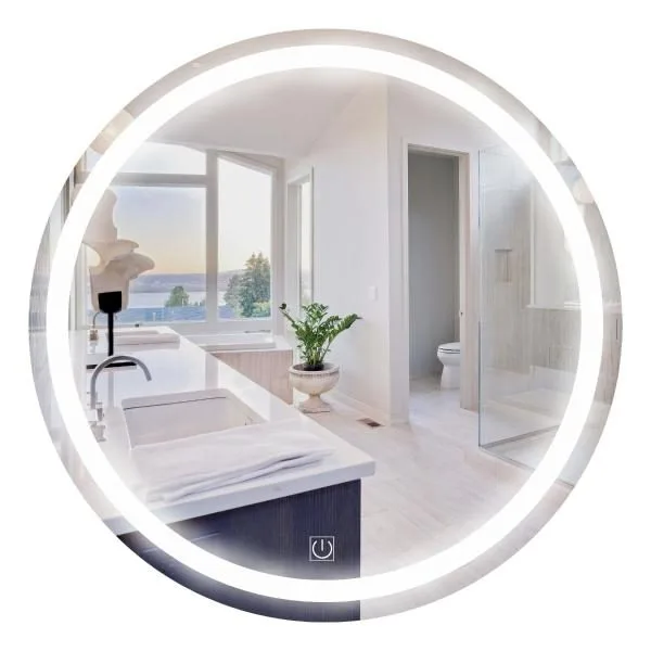 ESPEJO REDONDO CON LUZ LED 60X60 3 TONOS