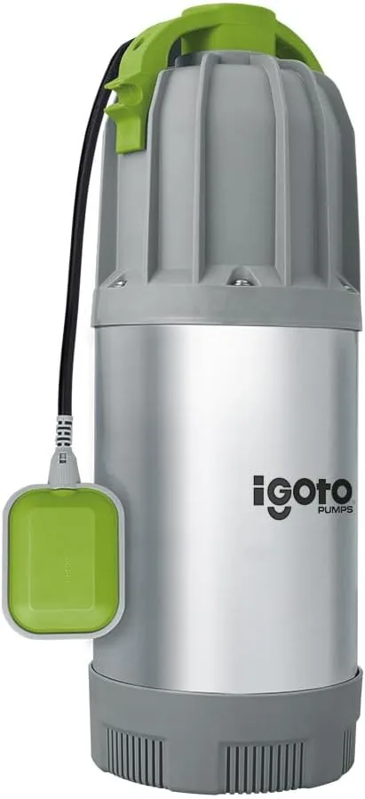 BOMBA SUMERGIBLE DE A. INOX 1 HP 127V IGOTO