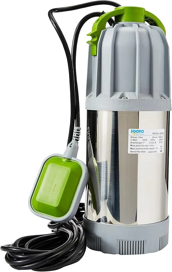 BOMBA SUMERGIBLE 1/2 HP IGOTO
