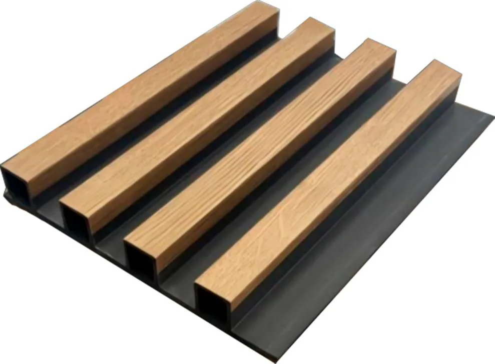 LAMBRIN DE PARED DE WPC CEDRO/NEGRO (MADERA PLASTICA) DE 2.90CM*17CM  1PZ